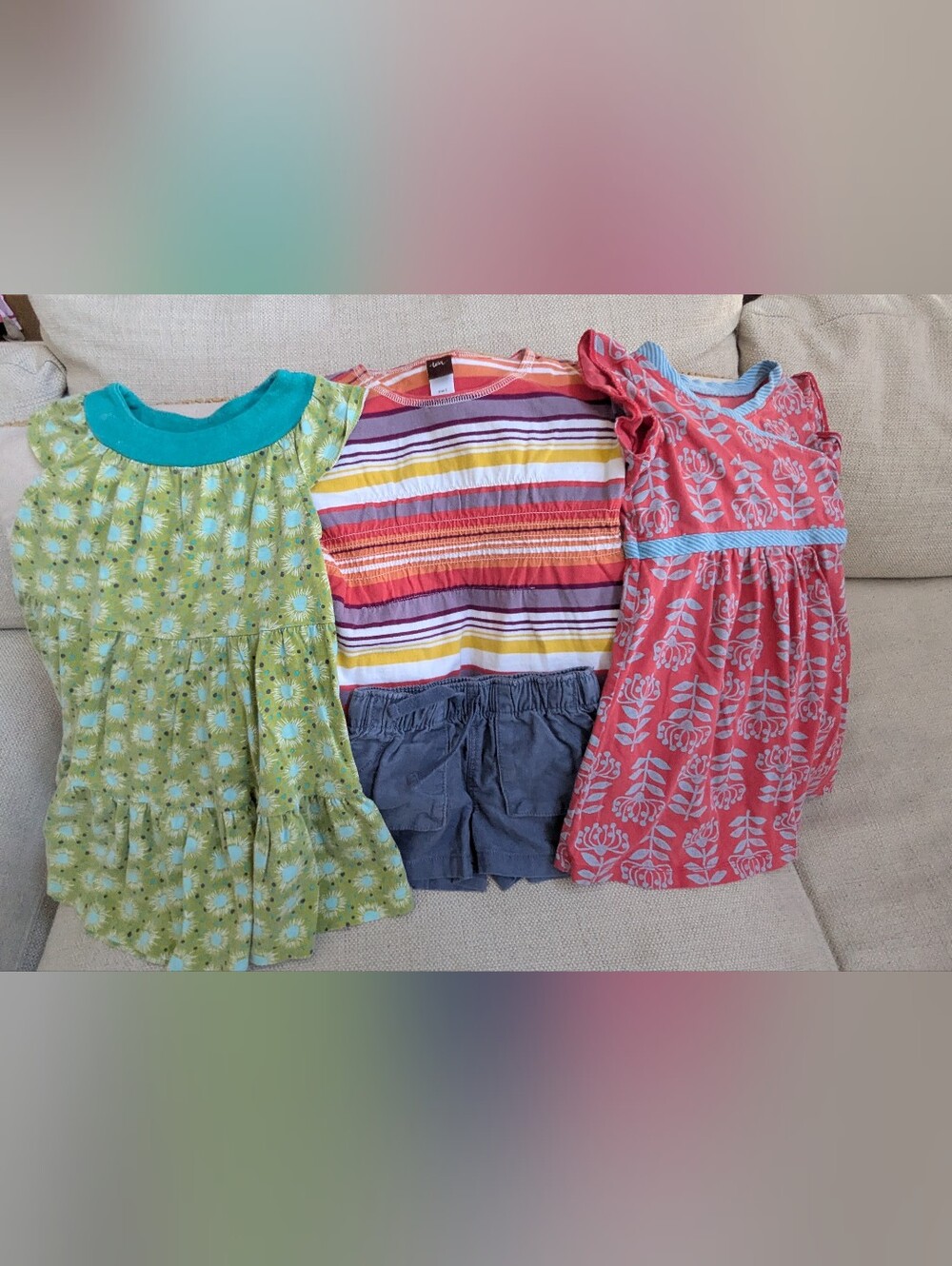 3 Piece Girls Tea Brand Clothes Bundle Size 2T